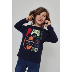Camiseta punto gaming niño...