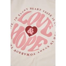 Camiseta punto Love & Hope niña Boboli