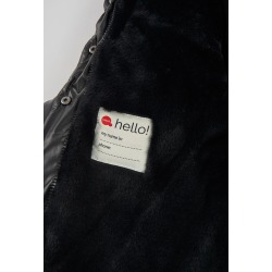 Parka tejido técnico con capucha niña boboli
