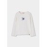 Camiseta punto niña "Fleurs club" Boboli