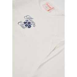 Camiseta punto niña "Fleurs club" Boboli