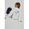 Camiseta punto niña "Fleurs club" Boboli