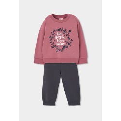 Chandal felpa niña flores Boboli
