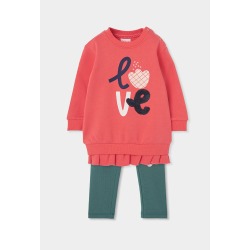Conjunto punto niña love Boboli