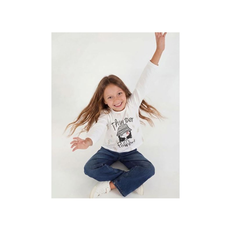 Camiseta punto niña Thunder Power Boboli