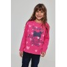 Camiseta punto niña corazones Boboli
