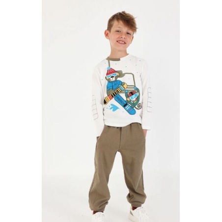 Pantalón felpa niño Boboli