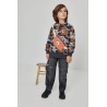 Sudadera felpa niño estampada con osito Boboli