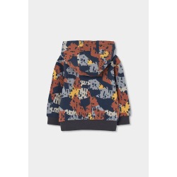Sudadera felpa niño estampada con osito Boboli