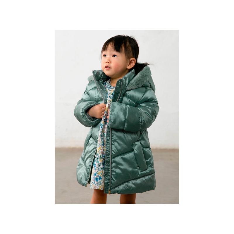 Chaquetón largo acolchado bebé niña mayoral