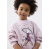 Conjunto legging flare y sudadera niña