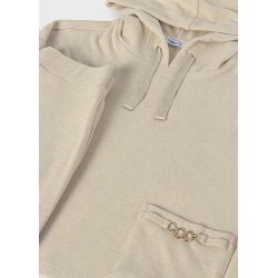 Conjunto pantalón y sudadera capucha chica mayoral