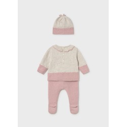 Conjunto 3 piezas tricot bebe niña mayoral