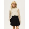 Conjunto falda y blusa plumeti chica mayoral