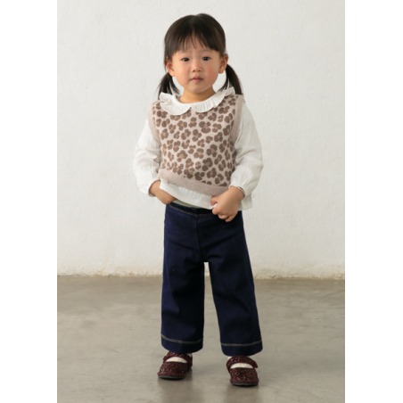 Conjunto pantalón y blusa con chaleco bebé niña mayoral