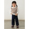 Conjunto pantalón y blusa con chaleco bebé niña mayoral