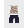 Conjunto pantalón y blusa con chaleco bebé niña mayoral