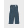 Pantalón vaquero rayas wide leg chica mayoral