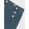 Pantalón vaquero rayas wide leg chica mayoral