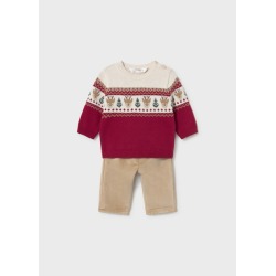 Conjunto pantalón y jersey cenefa bebe niño mayoral