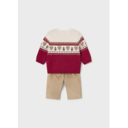 Conjunto pantalón y jersey cenefa bebe niño mayoral
