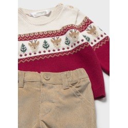 Conjunto pantalón y jersey cenefa bebe niño mayoral
