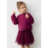 Conjunto falda tul y sudadera niña mayoral