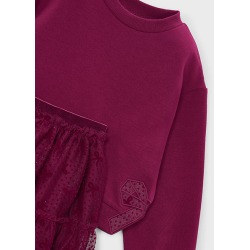 Conjunto falda tul y sudadera niña mayoral