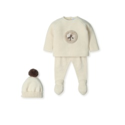 Conjunto bebe 3 piezas "WESTY NATURAL" Mac Ilusion