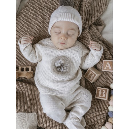 Conjunto bebe 3 piezas "WESTY NATURAL" Mac Ilusion