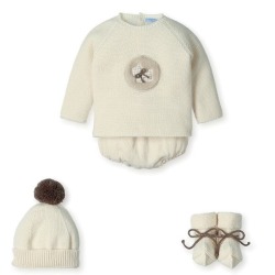Conjunto bebe 4 piezas "Westy Natural" Mac Ilusion
