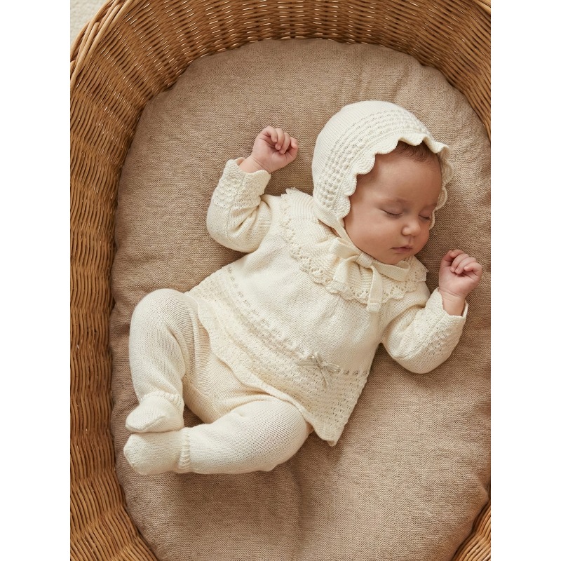 Conjunto polaina 3P Canesú pasacintas Dinalux "LUCA LUX"
