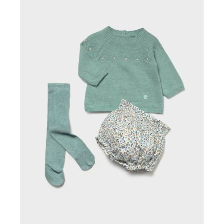 Conjunto 3 piezas bebe niña mayoral