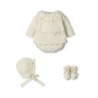 Conjunto bebe niña 4P "LUCA LUX" Mac Ilusion