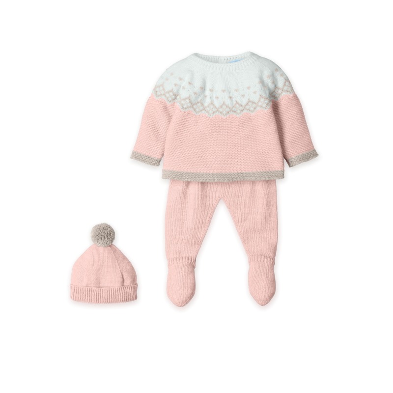 Conjunto polaina 3P  "ELEGANT WINTER JACQUARD" Mac Ilusion