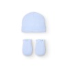 Gorro+manoplas recien nacido Babidu