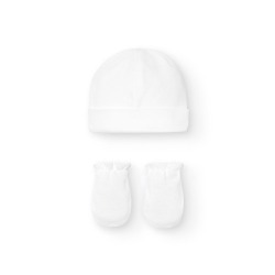 Gorro+manoplas recien nacido Babidu