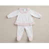 Conjunto polaina bebe niña nido Babidu