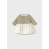 Vestido tricot combinado bebe niña mayoral