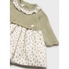 Vestido tricot combinado bebe niña mayoral