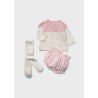 Conjunto 3 piezas bebe niña mayoral