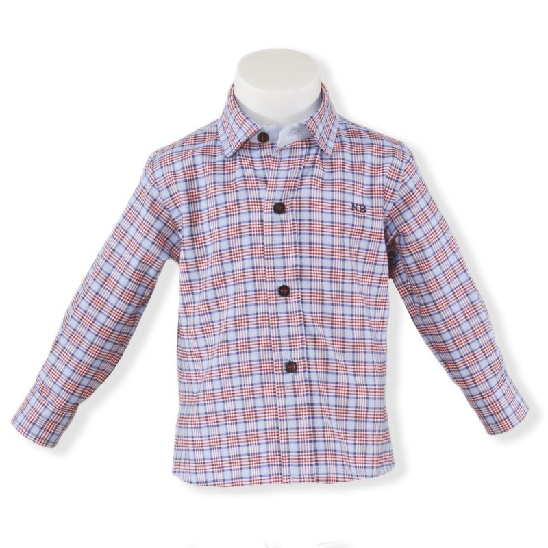 Camisa cuadros bebe niño