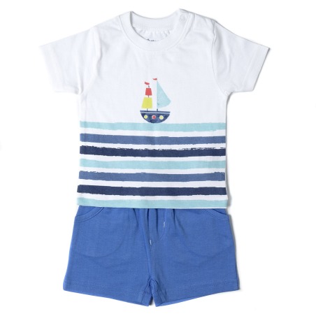 Conjunto bebe niño barco