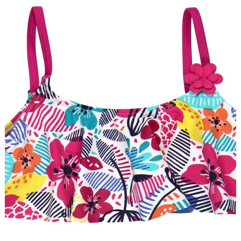 Bikini flores niña