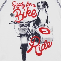 Camiseta punto niño moto