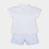 Conjunto 2 piezas Blanco-optico-celeste