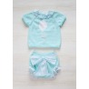 Conjunto ranita globo y lazo