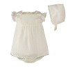 Vestido bebe braguita y gorro Miranda