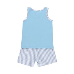 Pijama punto elástico de niña