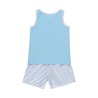 Pijama punto elástico de niña